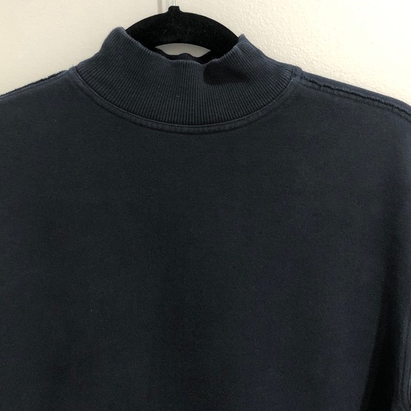 Lululemon Navy Pullover Sweatshirt Mock Neck Women’s Size S/M - Picture 2 of 8